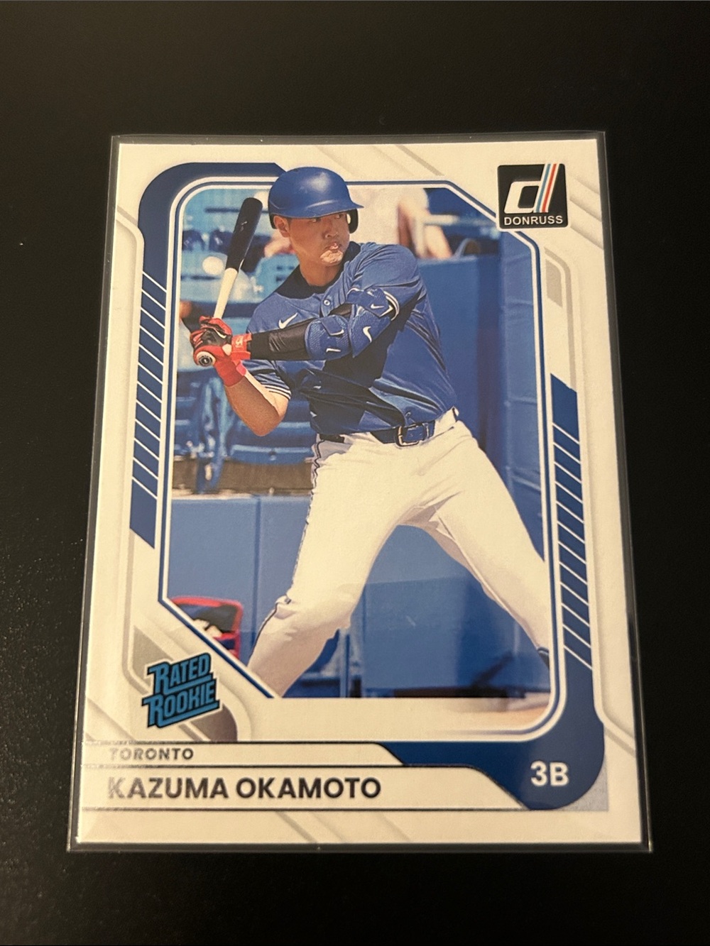 Donruss Toronto Blue Jays Kazuma Okamoto Baseball Card